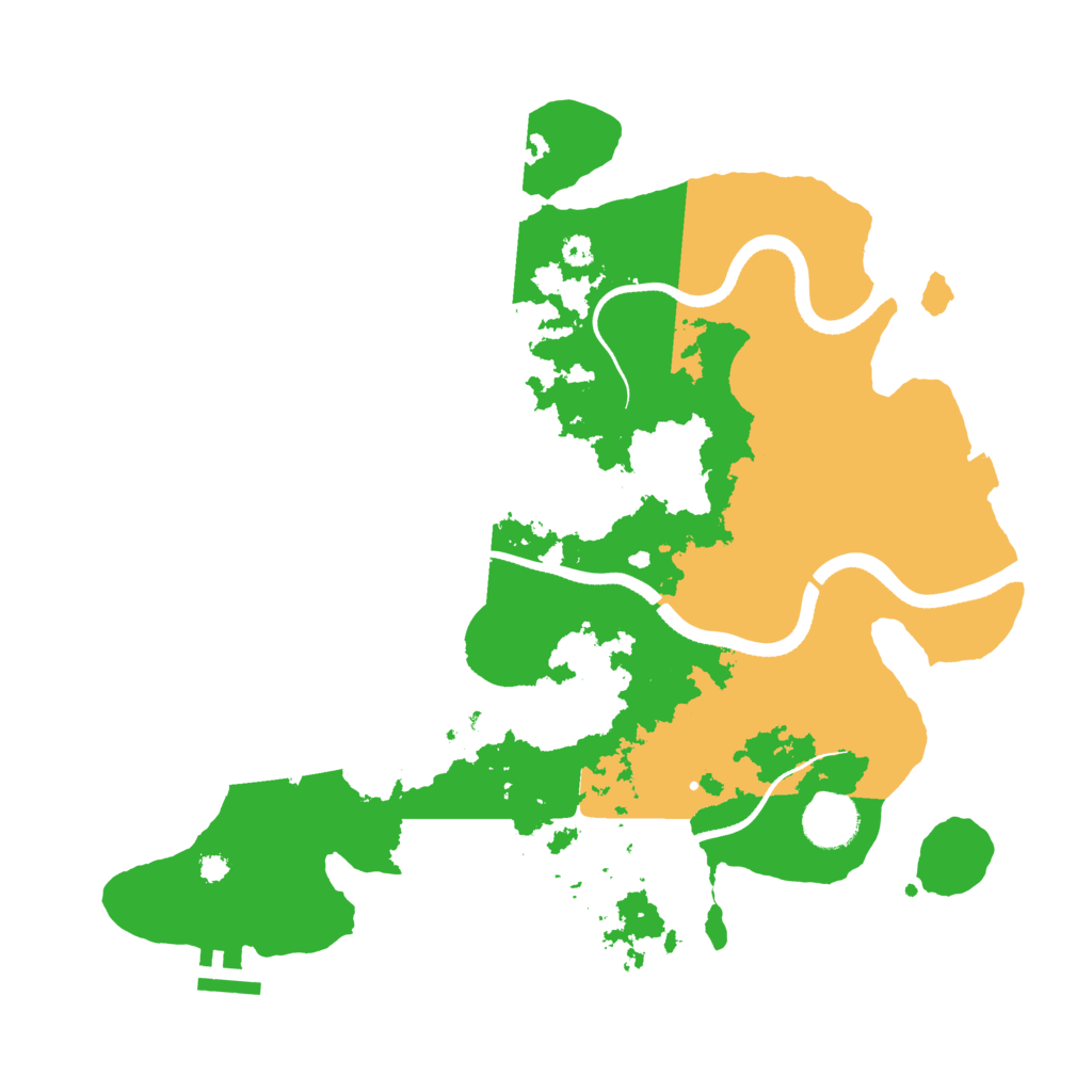 Biome Rust Map: Procedural Map, Size: 3500, Seed: 20220605