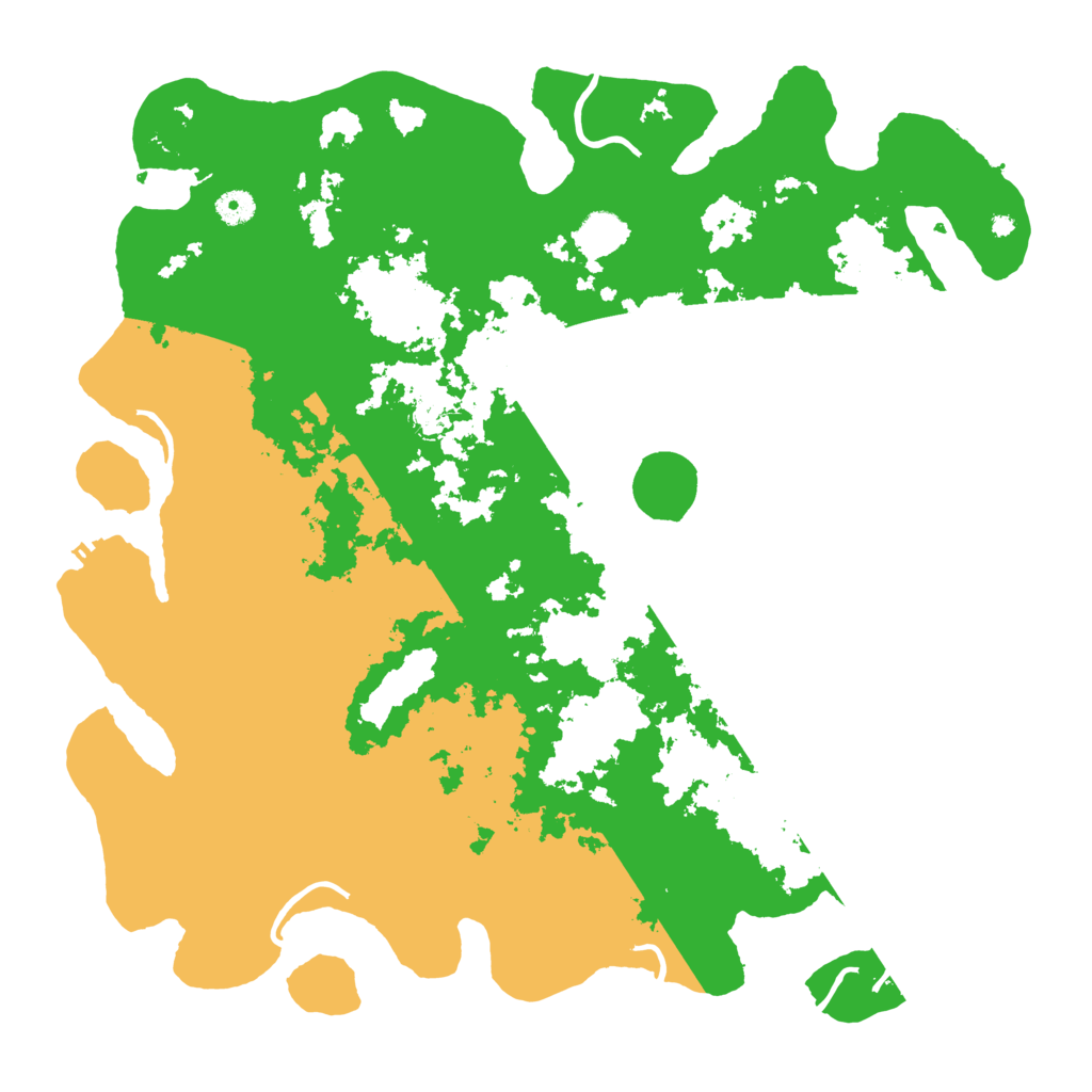 Biome Rust Map: Procedural Map, Size: 4500, Seed: 56783454