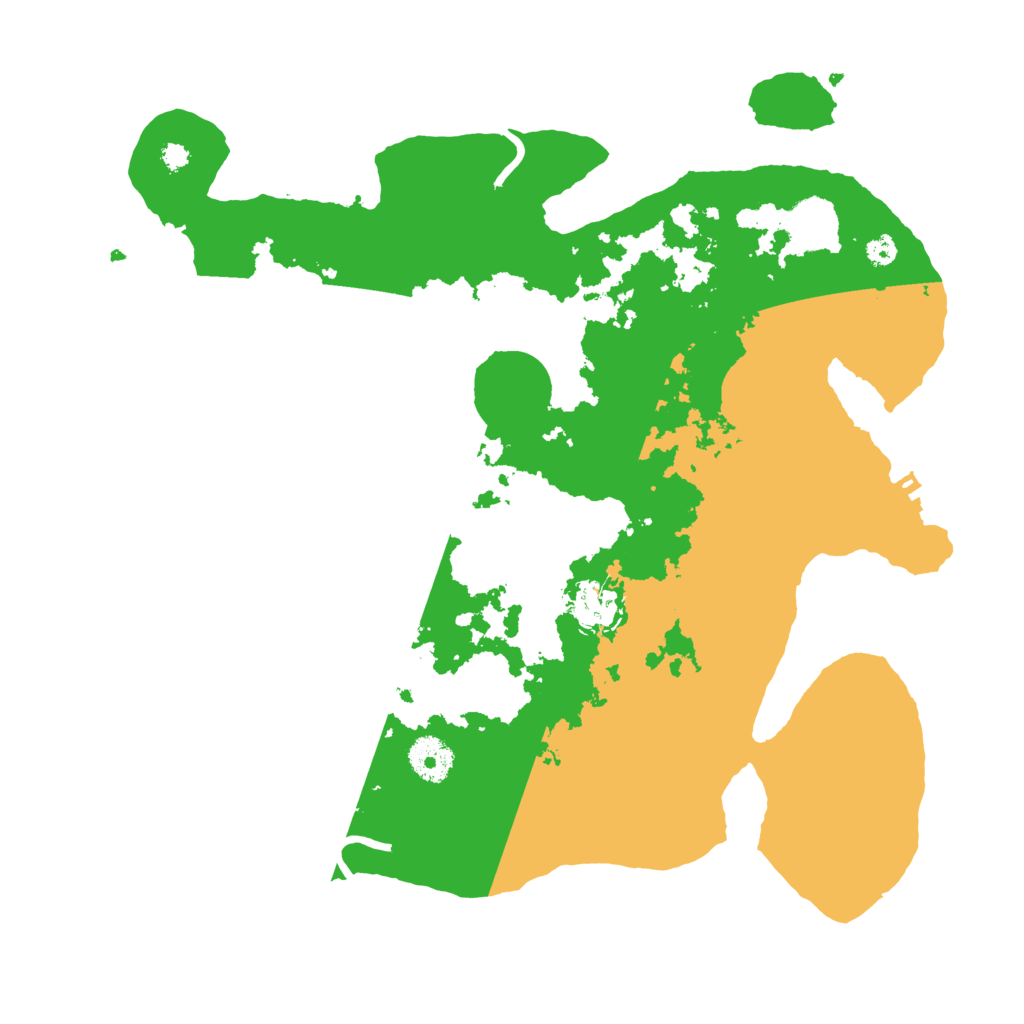 Biome Rust Map: Procedural Map, Size: 3500, Seed: 9921793