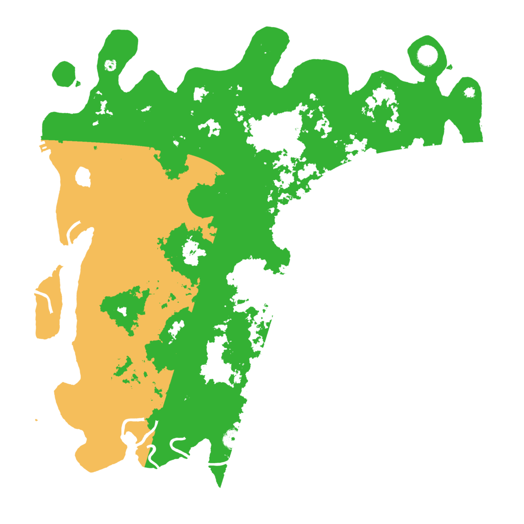 Biome Rust Map: Procedural Map, Size: 4500, Seed: 13877007