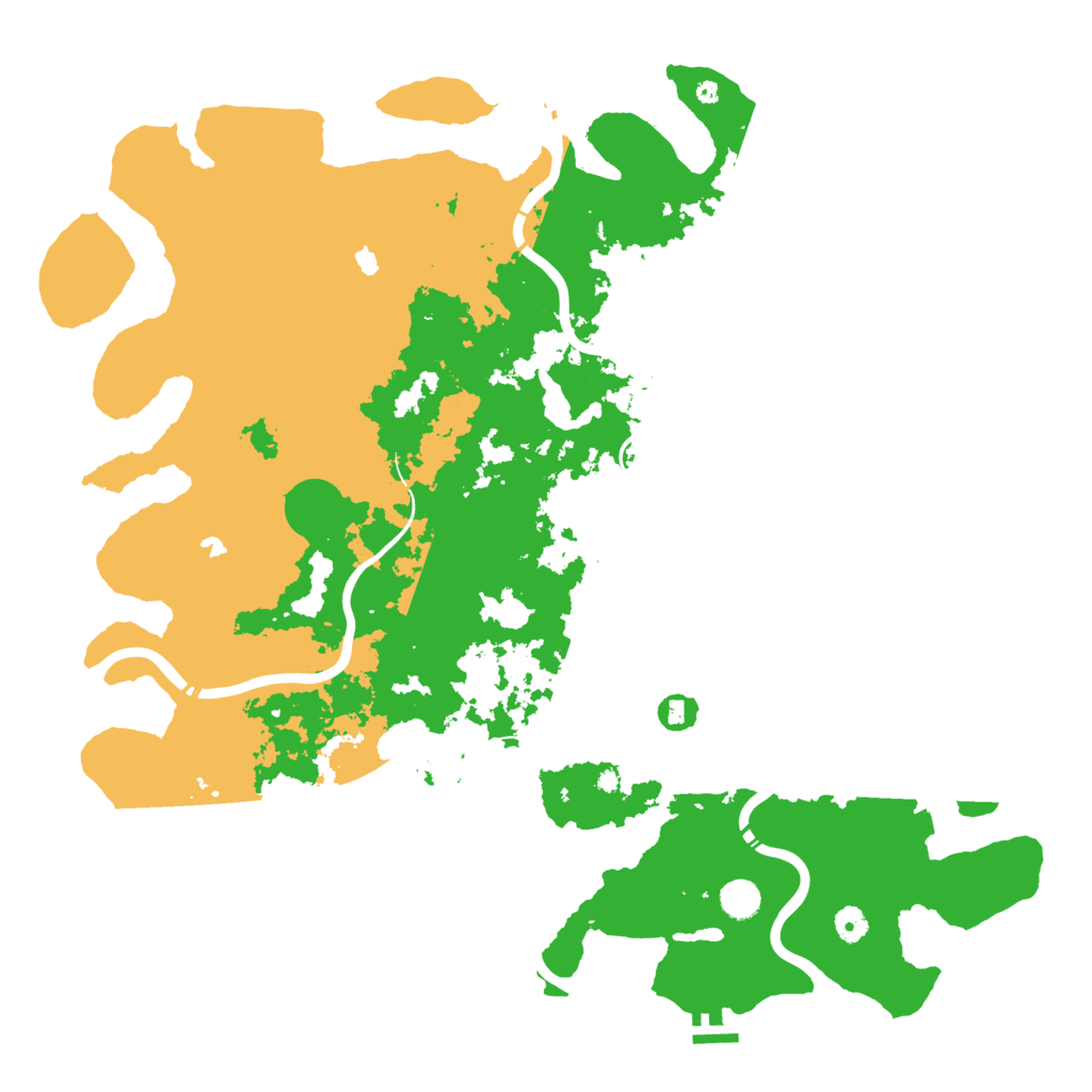 Biome Rust Map: Procedural Map, Size: 4800, Seed: 668188907