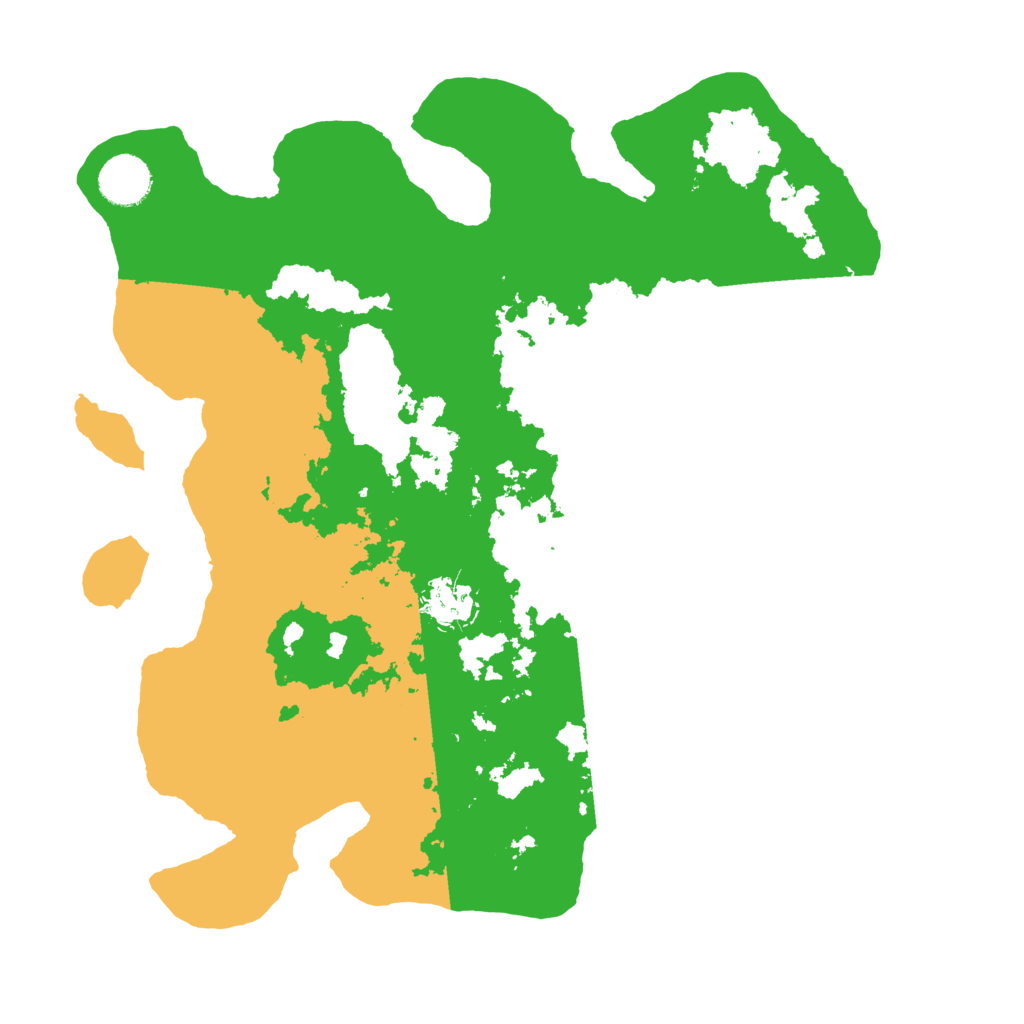 Biome Rust Map: Barren, Size: 3500, Seed: 1996614261