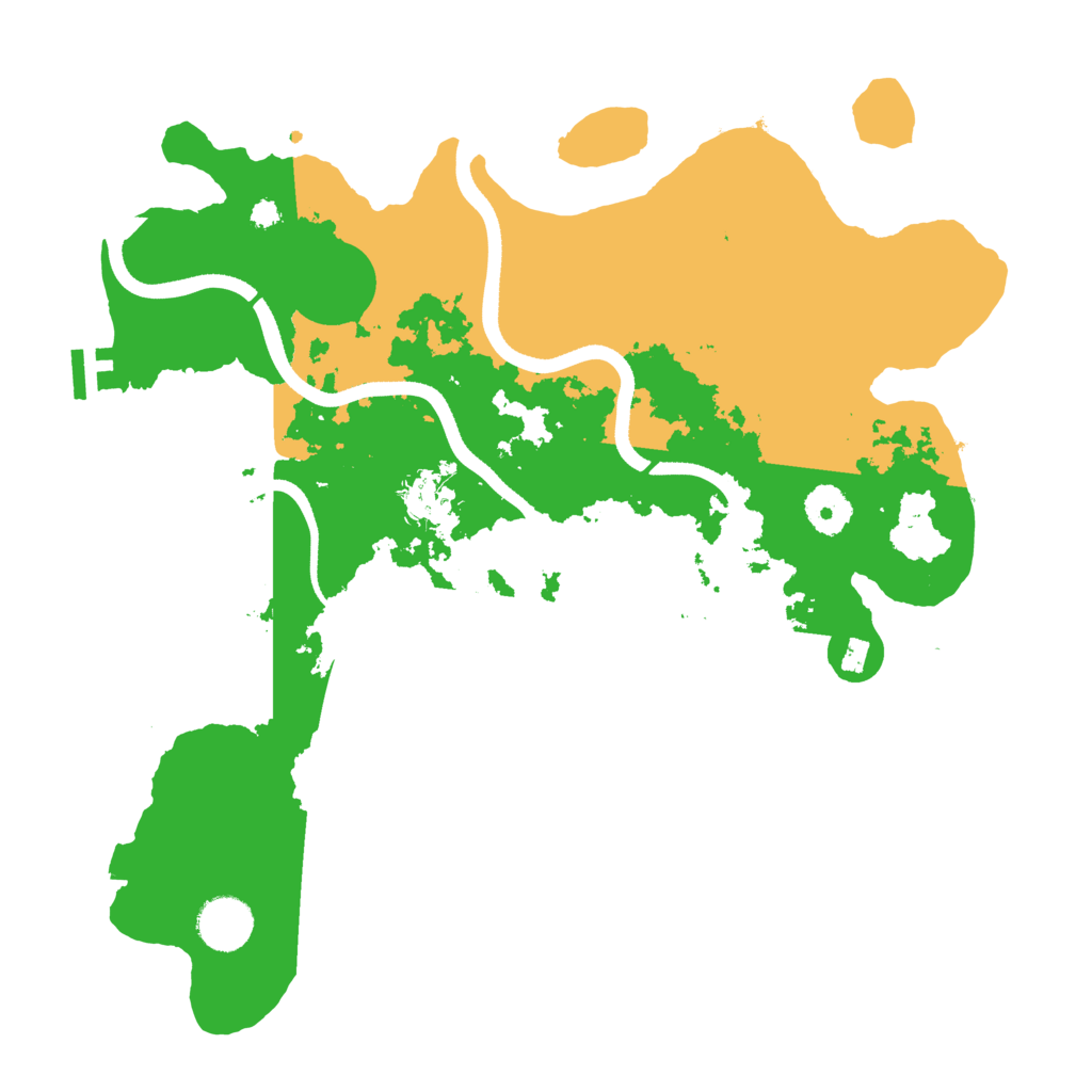 Biome Rust Map: Procedural Map, Size: 3500, Seed: 1471682