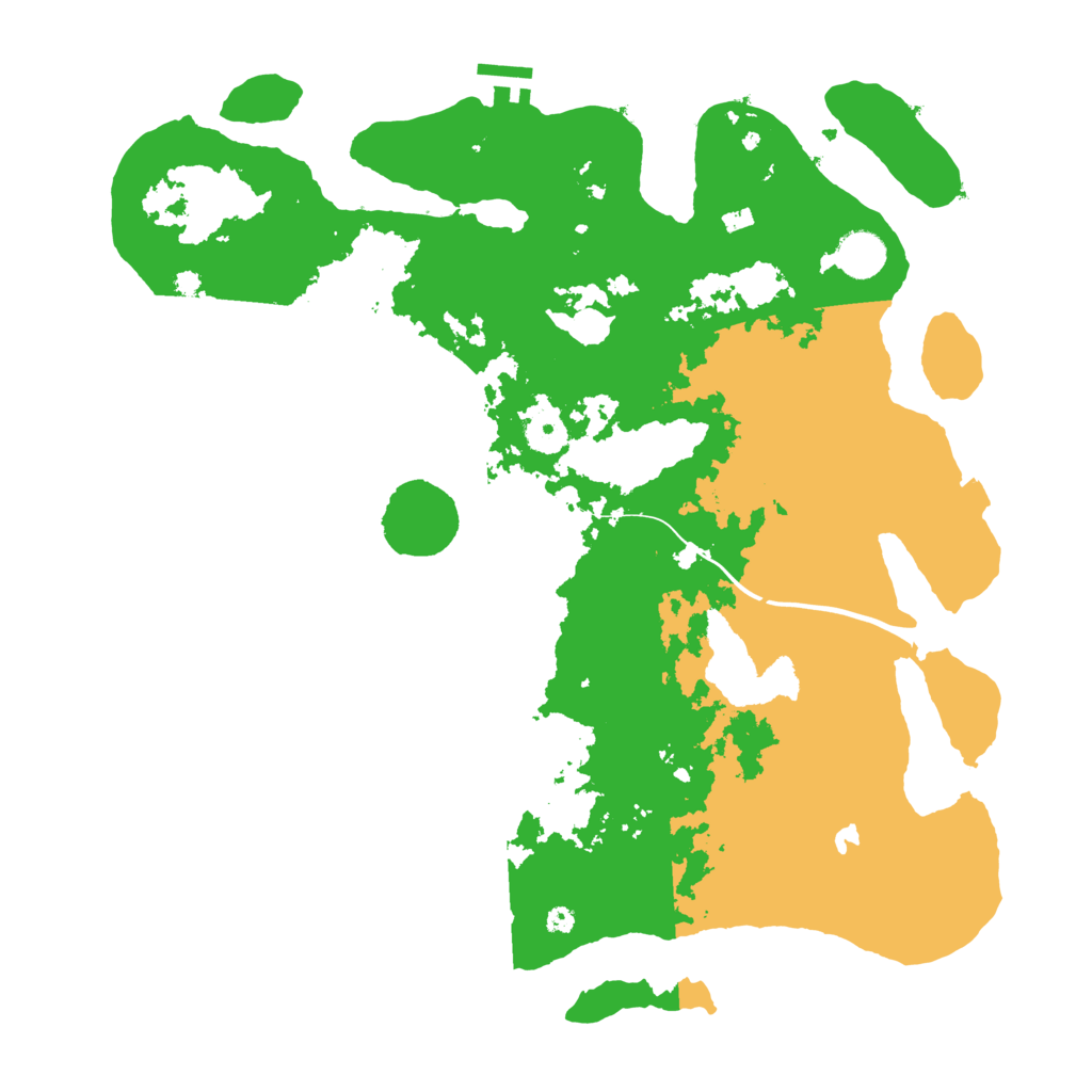 Biome Rust Map: Procedural Map, Size: 4000, Seed: 8292