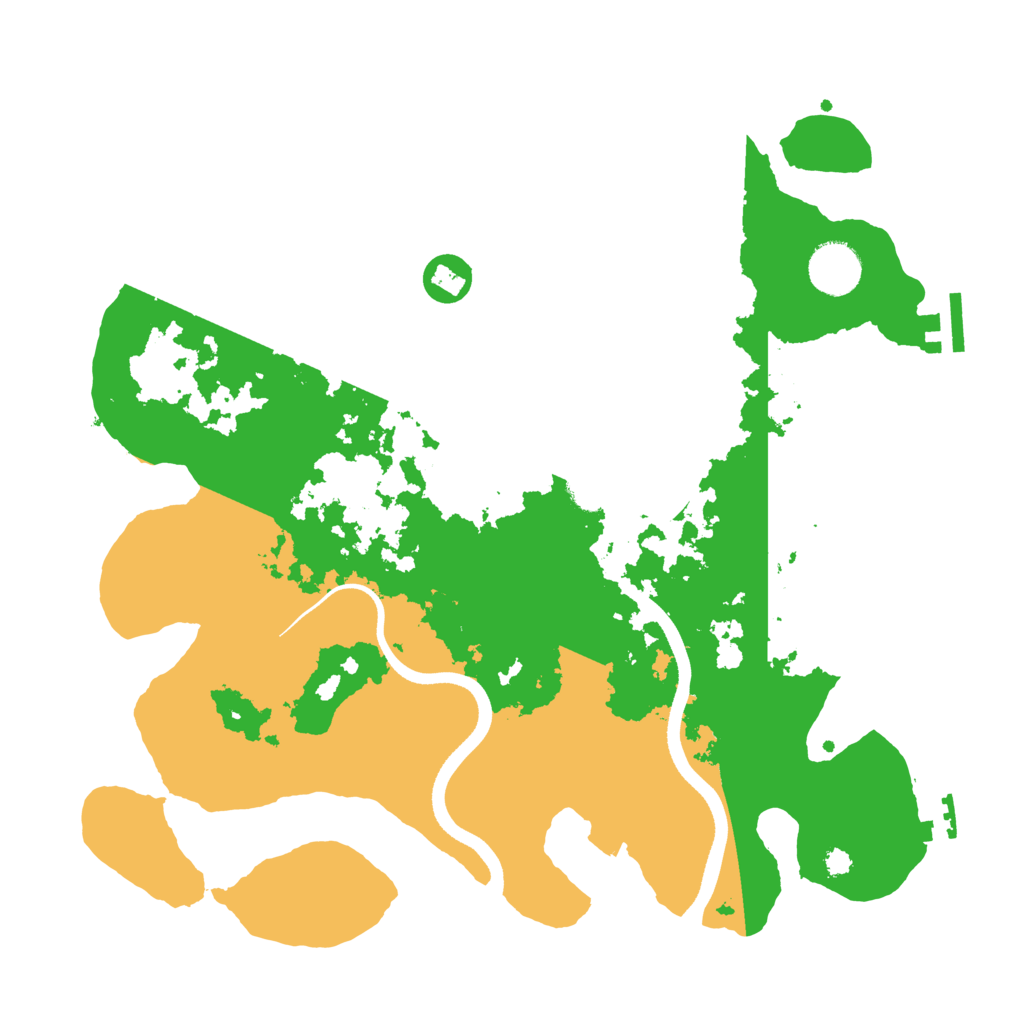 Biome Rust Map: Procedural Map, Size: 3500, Seed: 1469559850