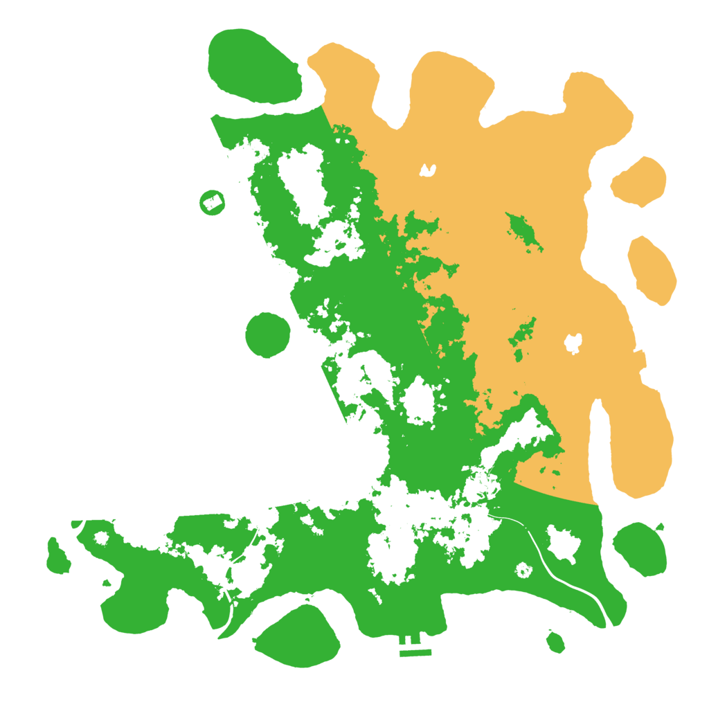 Biome Rust Map: Procedural Map, Size: 4500, Seed: 31417950
