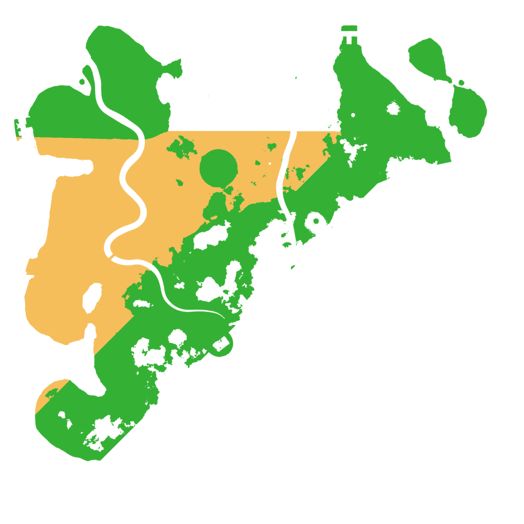 Biome Rust Map: Procedural Map, Size: 3700, Seed: 1368585893