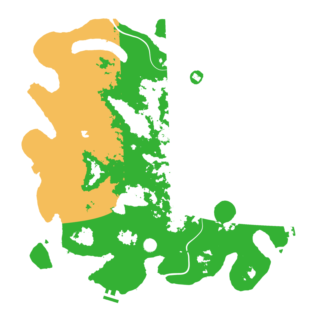 Biome Rust Map: Procedural Map, Size: 4000, Seed: 5427