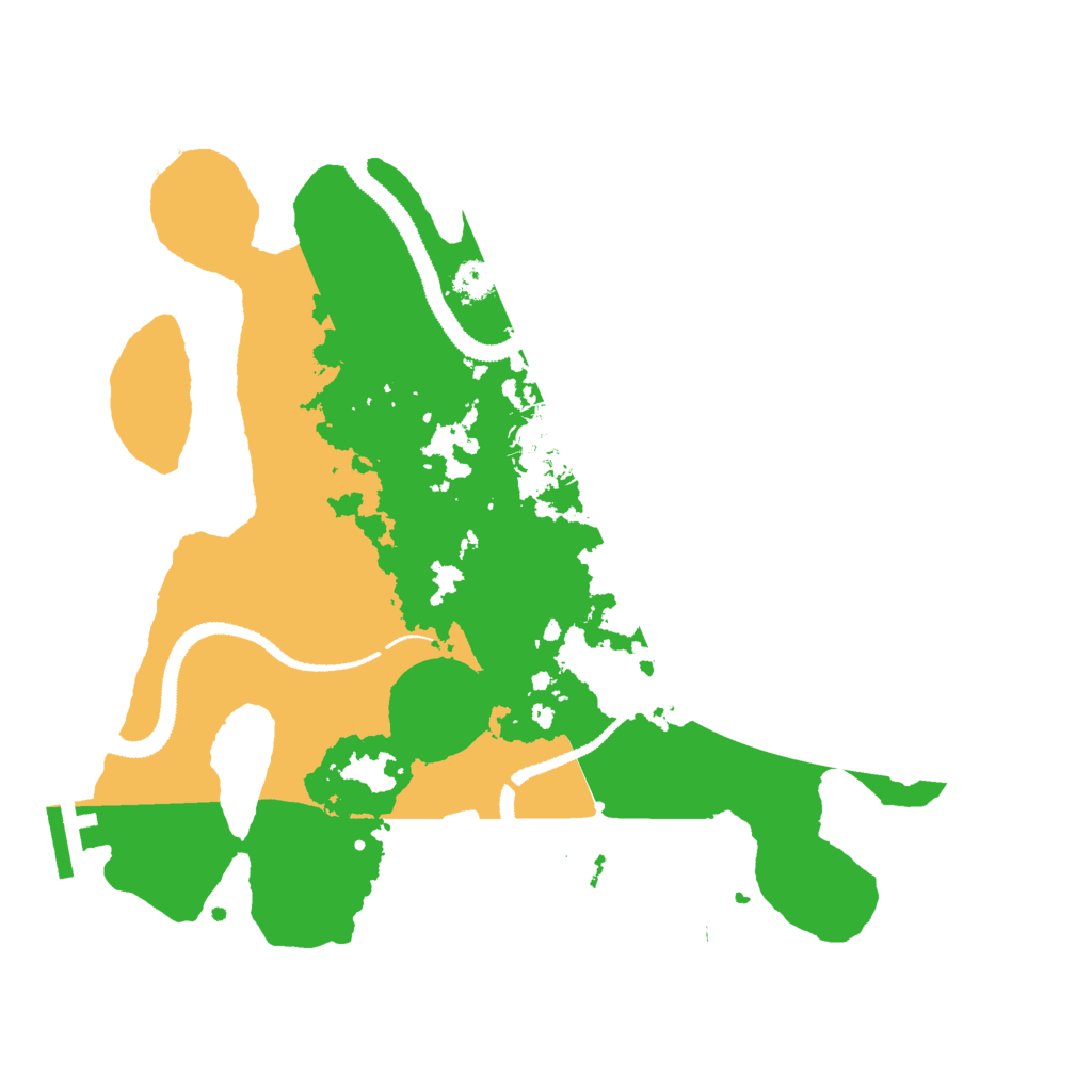 Biome Rust Map: Procedural Map, Size: 3000, Seed: 16785