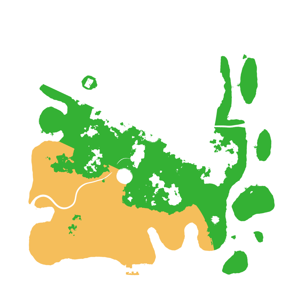 Biome Rust Map: Procedural Map, Size: 3500, Seed: 512108441