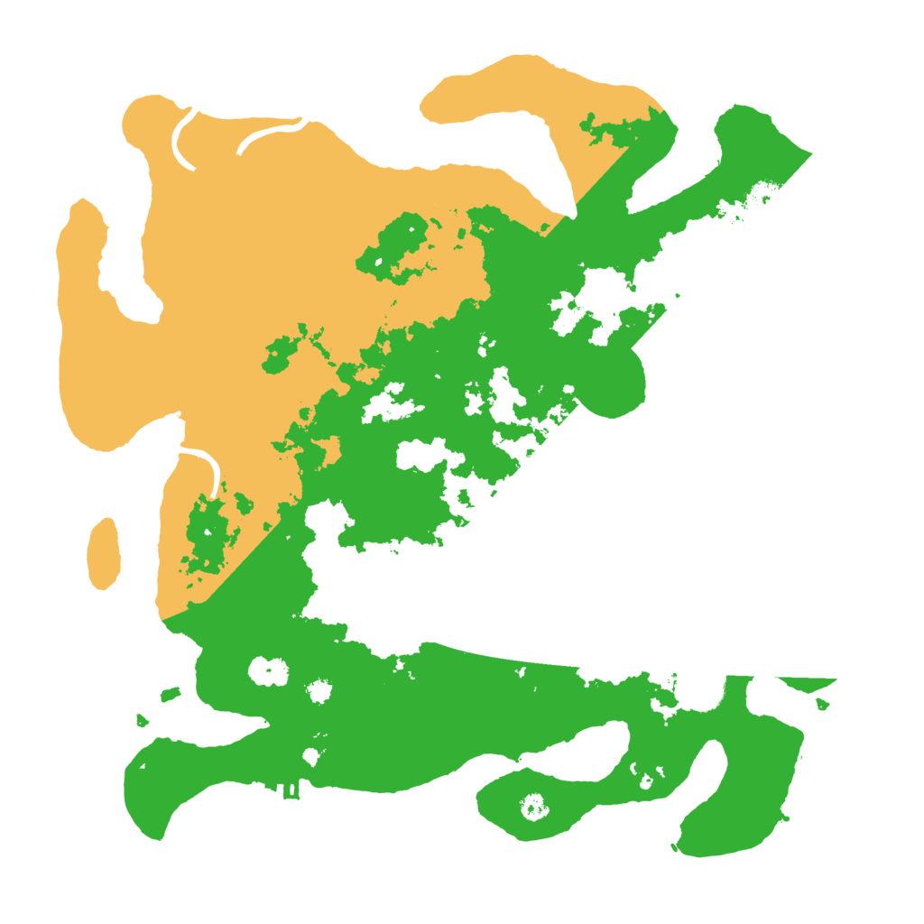 Biome Rust Map: Procedural Map, Size: 3500, Seed: 1215