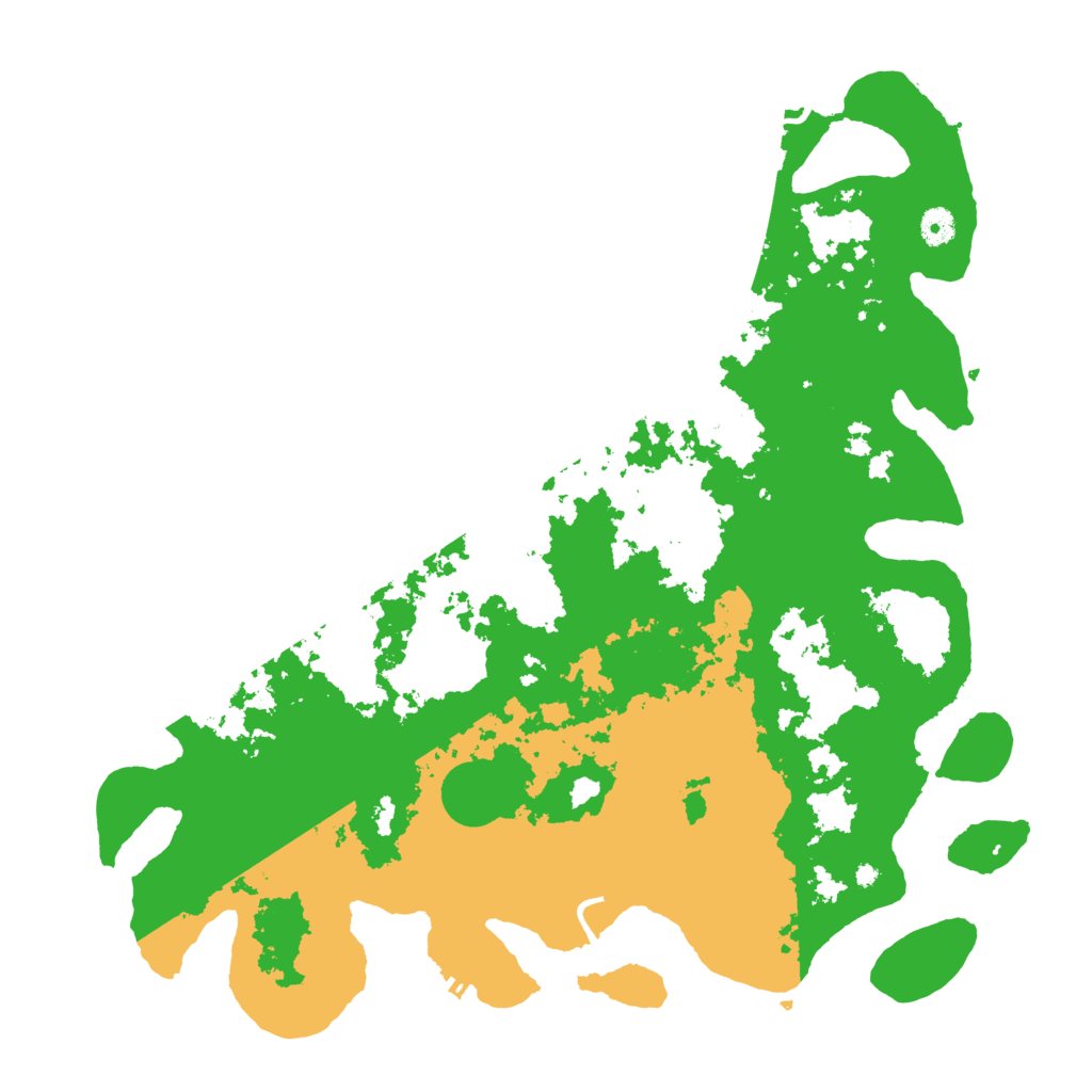 Biome Rust Map: Procedural Map, Size: 4500, Seed: 36502