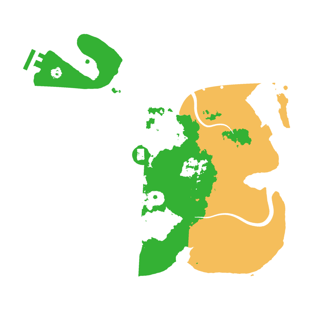 Biome Rust Map: Procedural Map, Size: 3000, Seed: 48241038