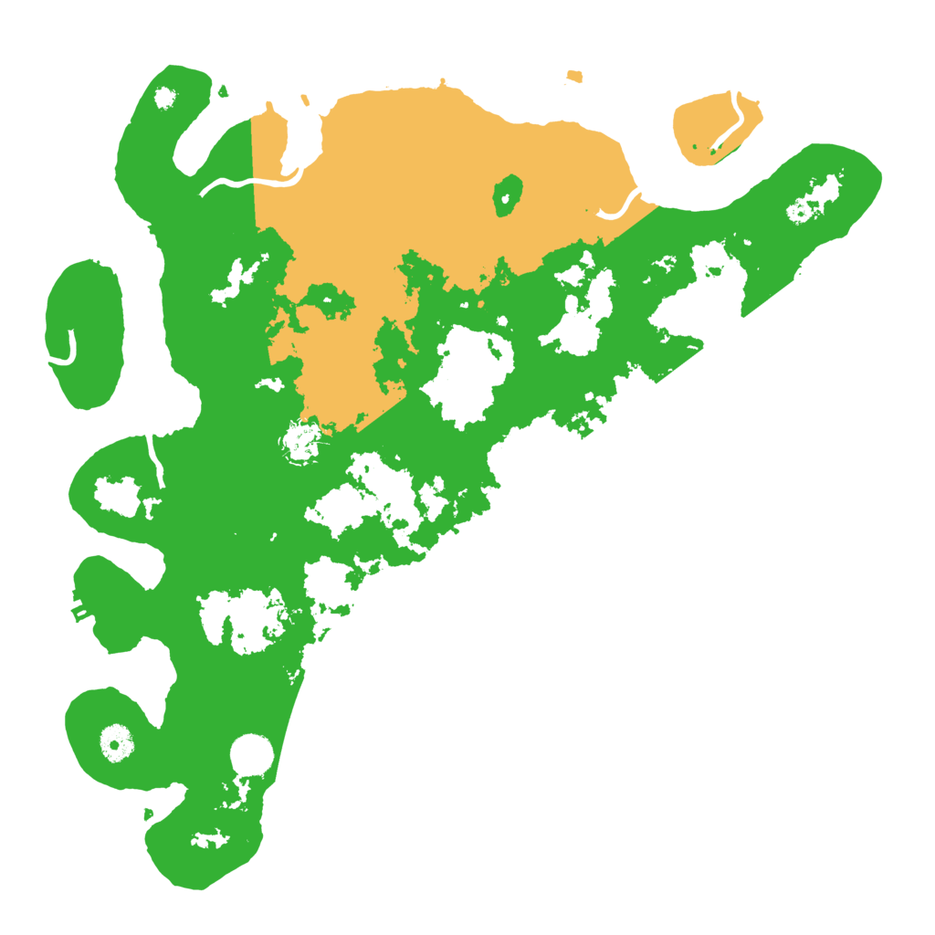 Biome Rust Map: Procedural Map, Size: 4000, Seed: 59999999
