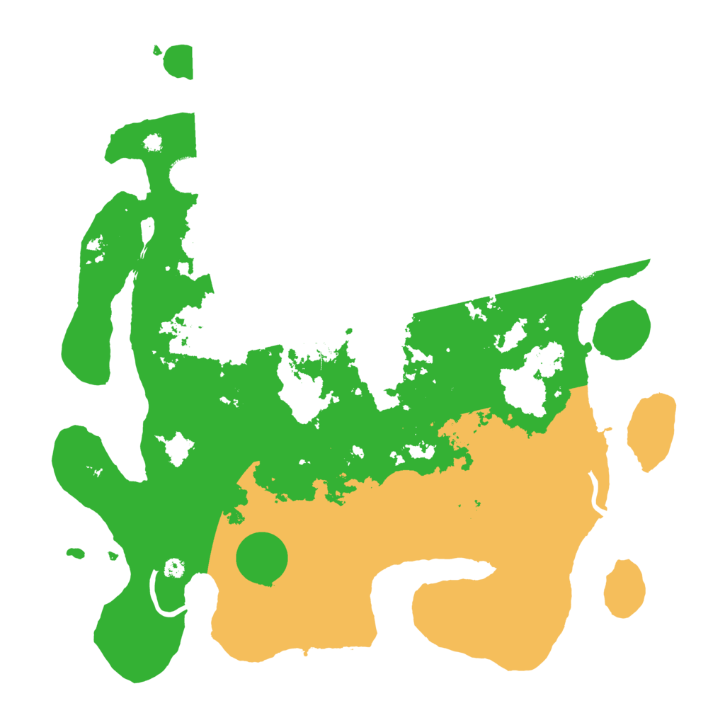Biome Rust Map: Procedural Map, Size: 3700, Seed: 152476153