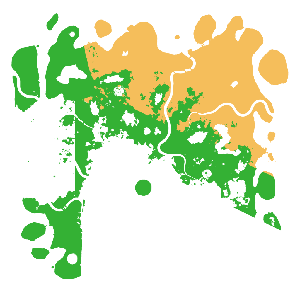 Biome Rust Map: Procedural Map, Size: 5000, Seed: 373559687