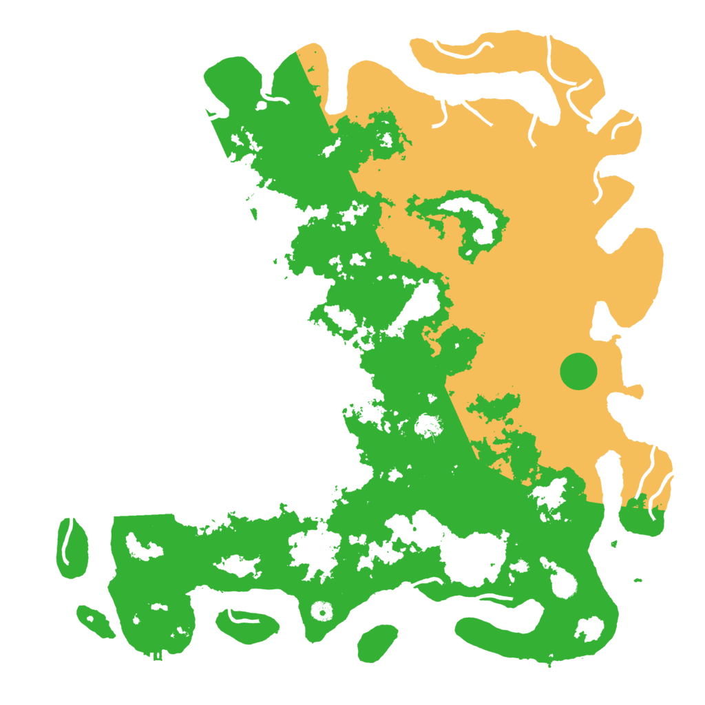 Biome Rust Map: Procedural Map, Size: 5000, Seed: 37593