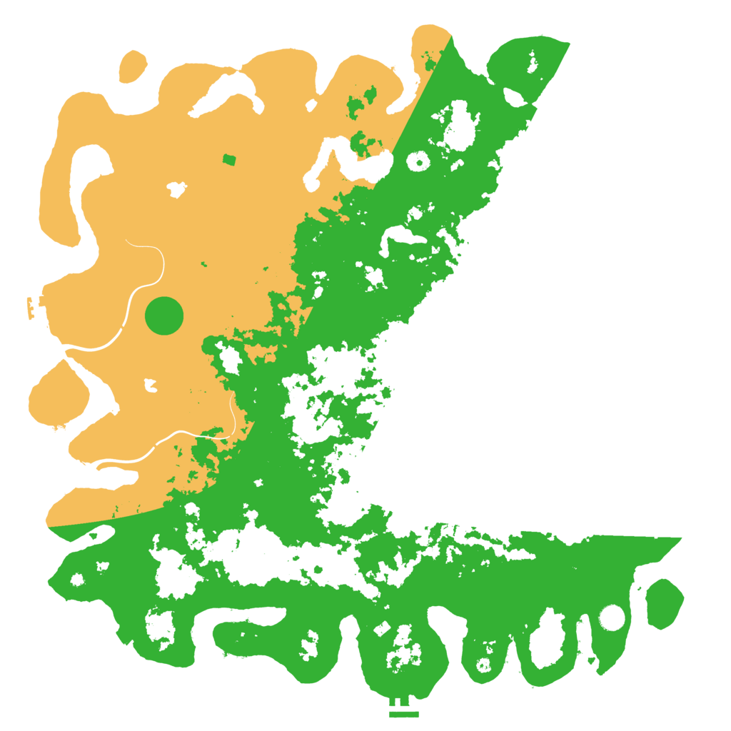 Biome Rust Map: Procedural Map, Size: 5000, Seed: 1572857558
