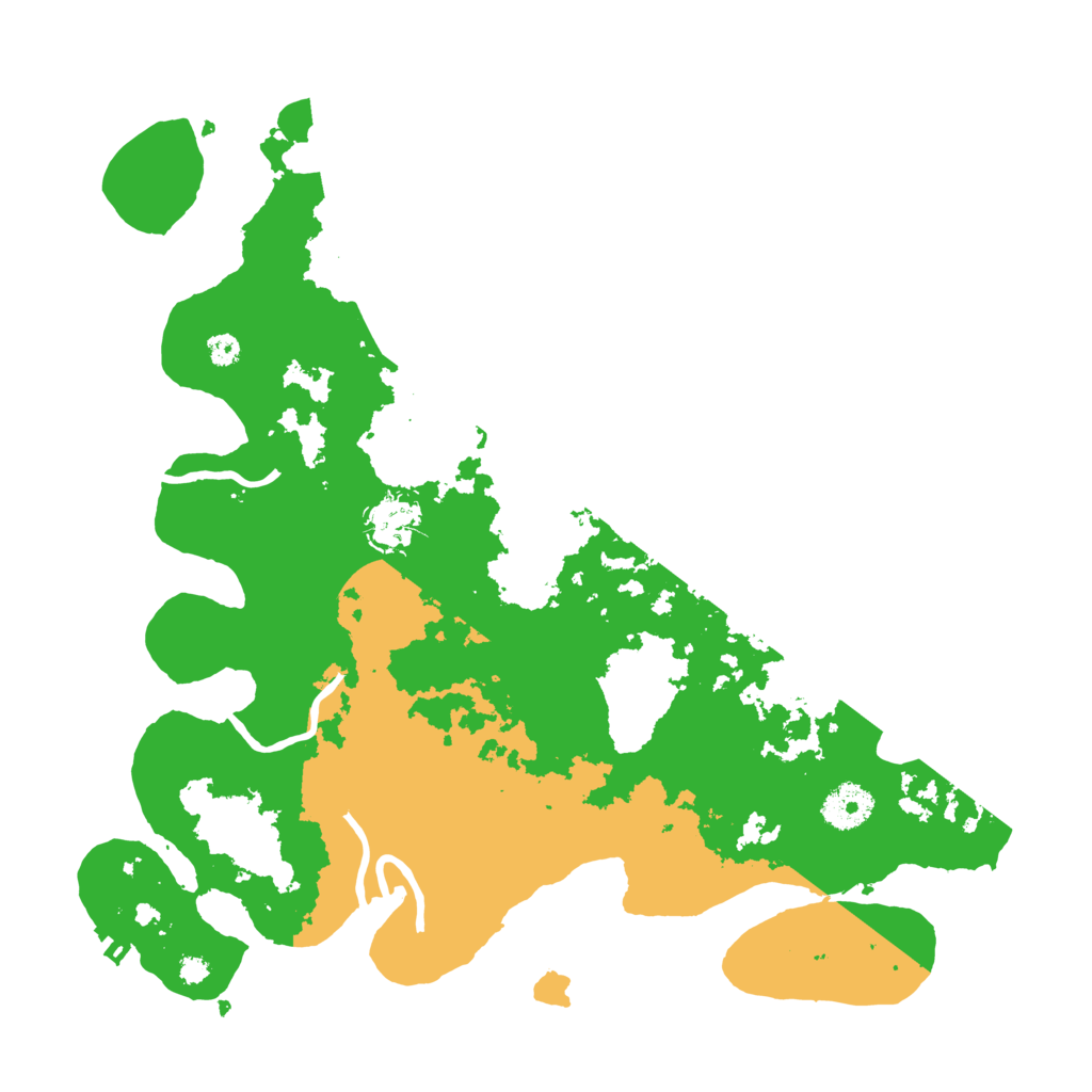 Biome Rust Map: Procedural Map, Size: 3500, Seed: 549891654