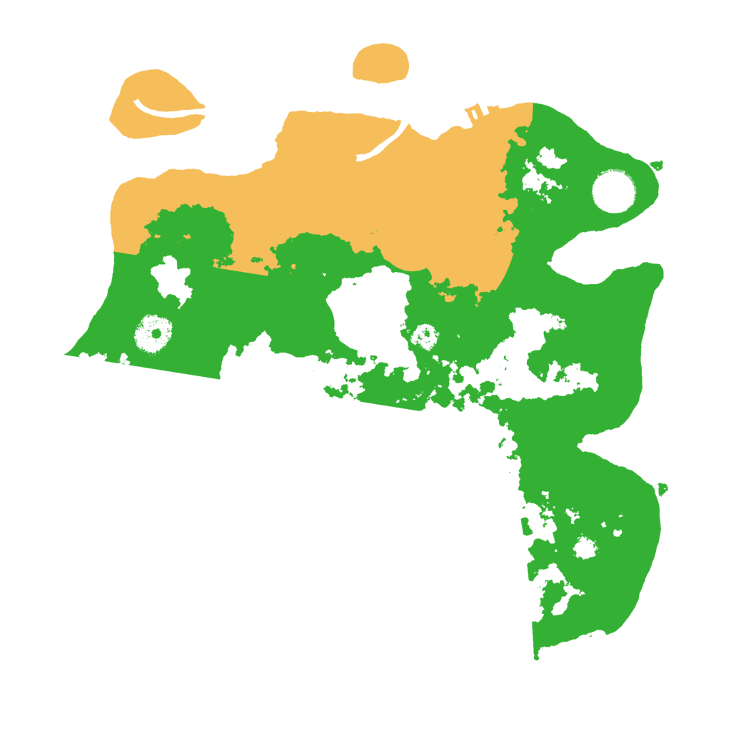 Biome Rust Map: Procedural Map, Size: 3000, Seed: 79856