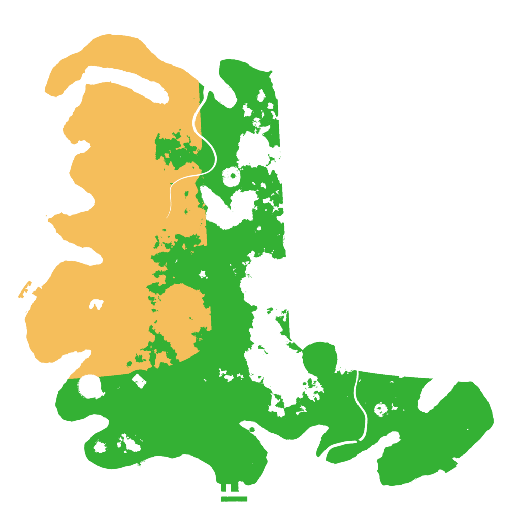 Biome Rust Map: Procedural Map, Size: 4000, Seed: 4885