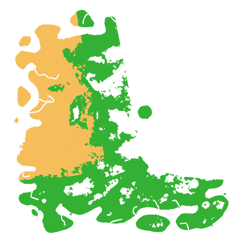 Biome Rust Map: Procedural Map, Size: 5000, Seed: 6669190