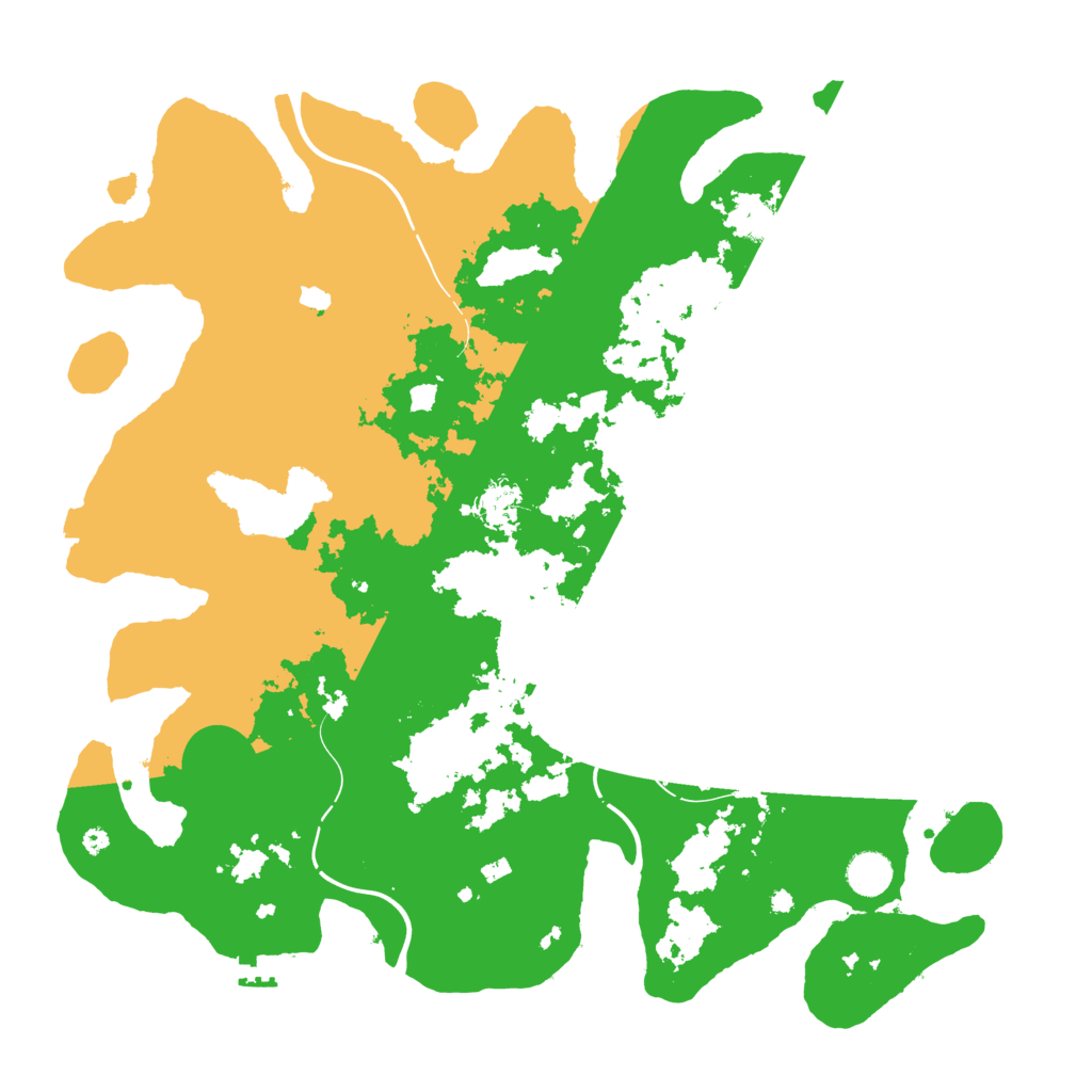 Biome Rust Map: Procedural Map, Size: 4250, Seed: 845659120