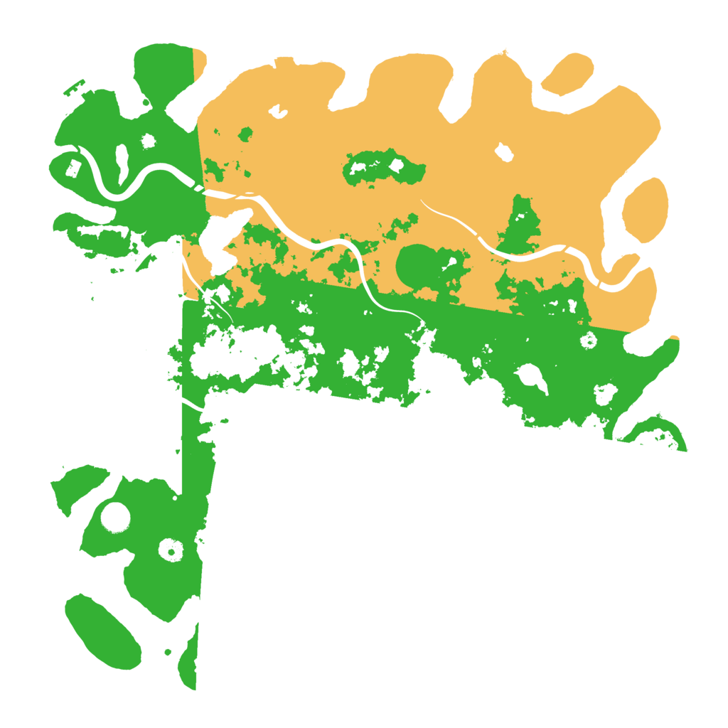 Biome Rust Map: Procedural Map, Size: 4500, Seed: 478406