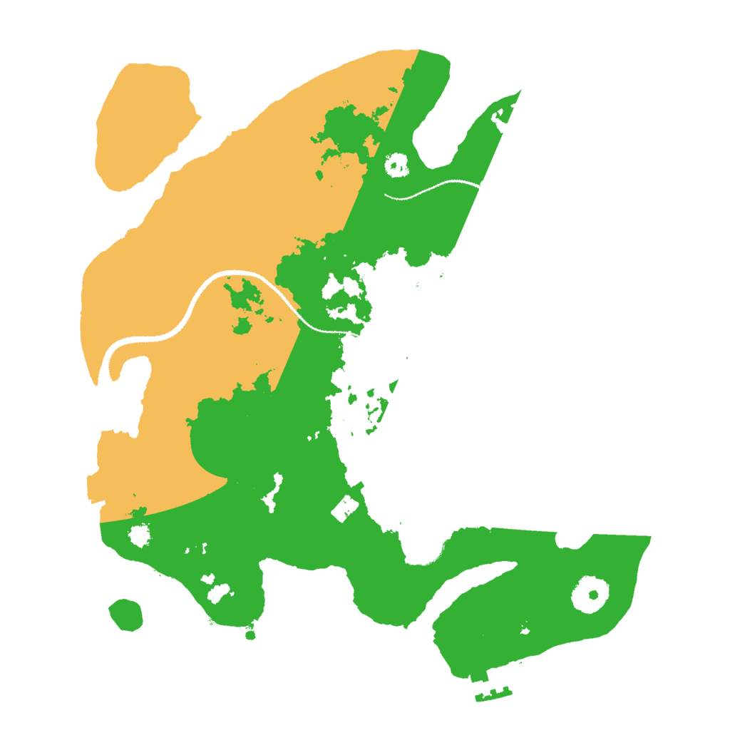 Biome Rust Map: Procedural Map, Size: 3000, Seed: 53000