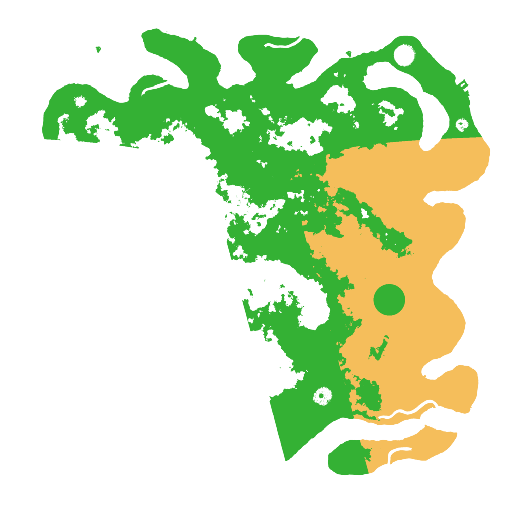 Biome Rust Map: Procedural Map, Size: 4300, Seed: 48465234