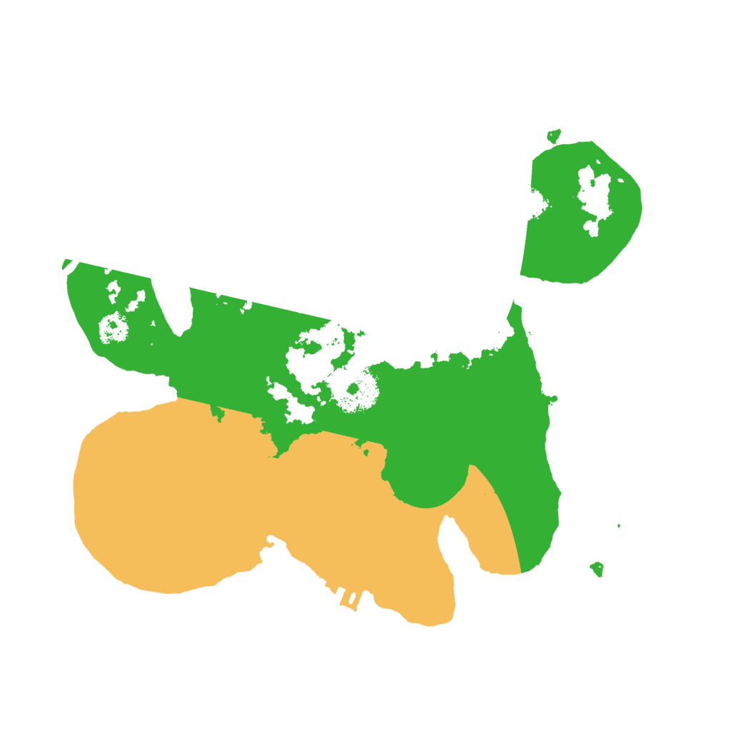 Biome Rust Map: Procedural Map, Size: 2500, Seed: 176495343