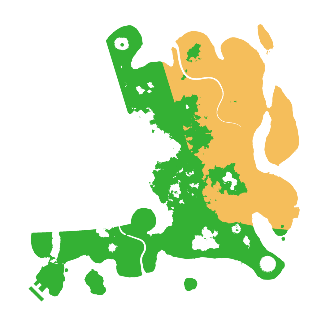 Biome Rust Map: Procedural Map, Size: 3500, Seed: 565718028