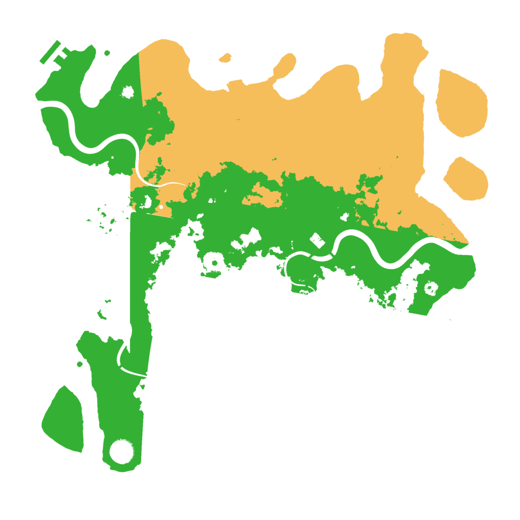 Biome Rust Map: Procedural Map, Size: 3800, Seed: 711413386