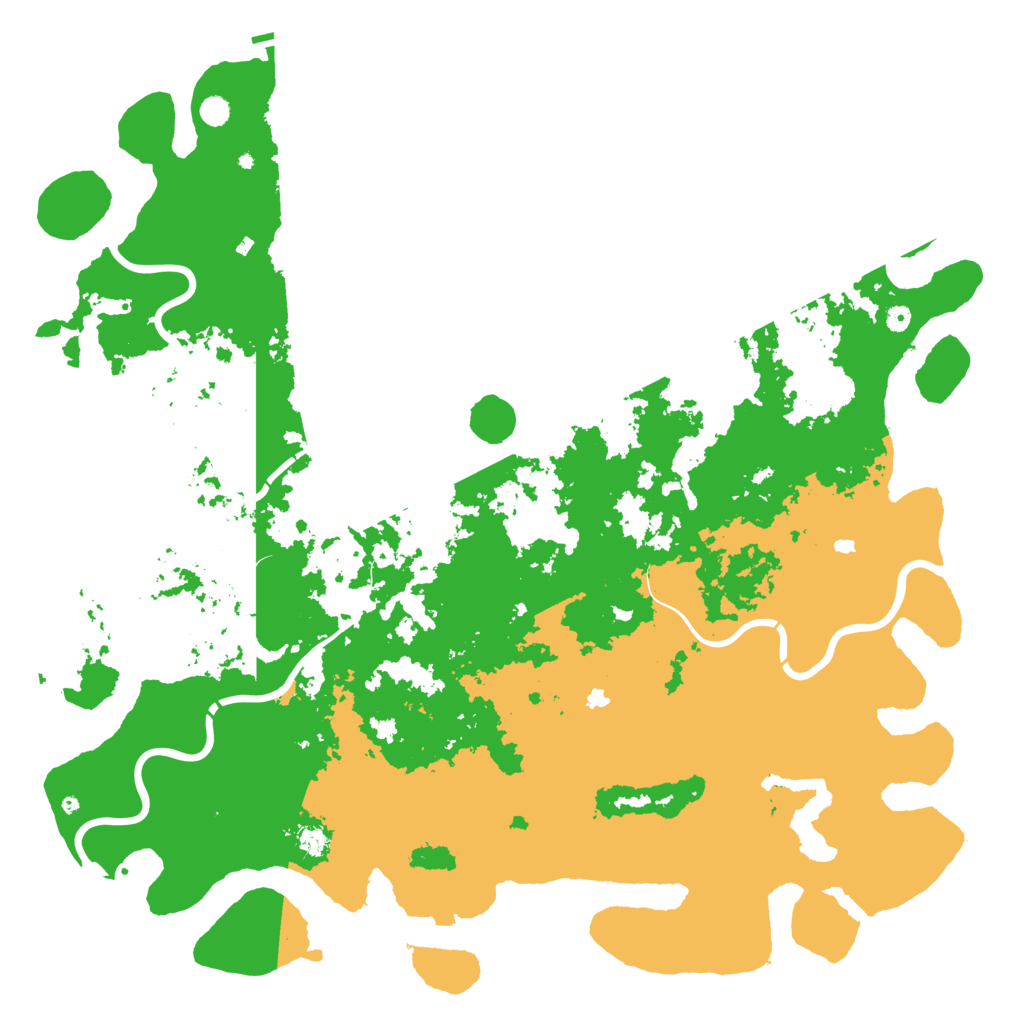 Biome Rust Map: Procedural Map, Size: 6000, Seed: 566654500