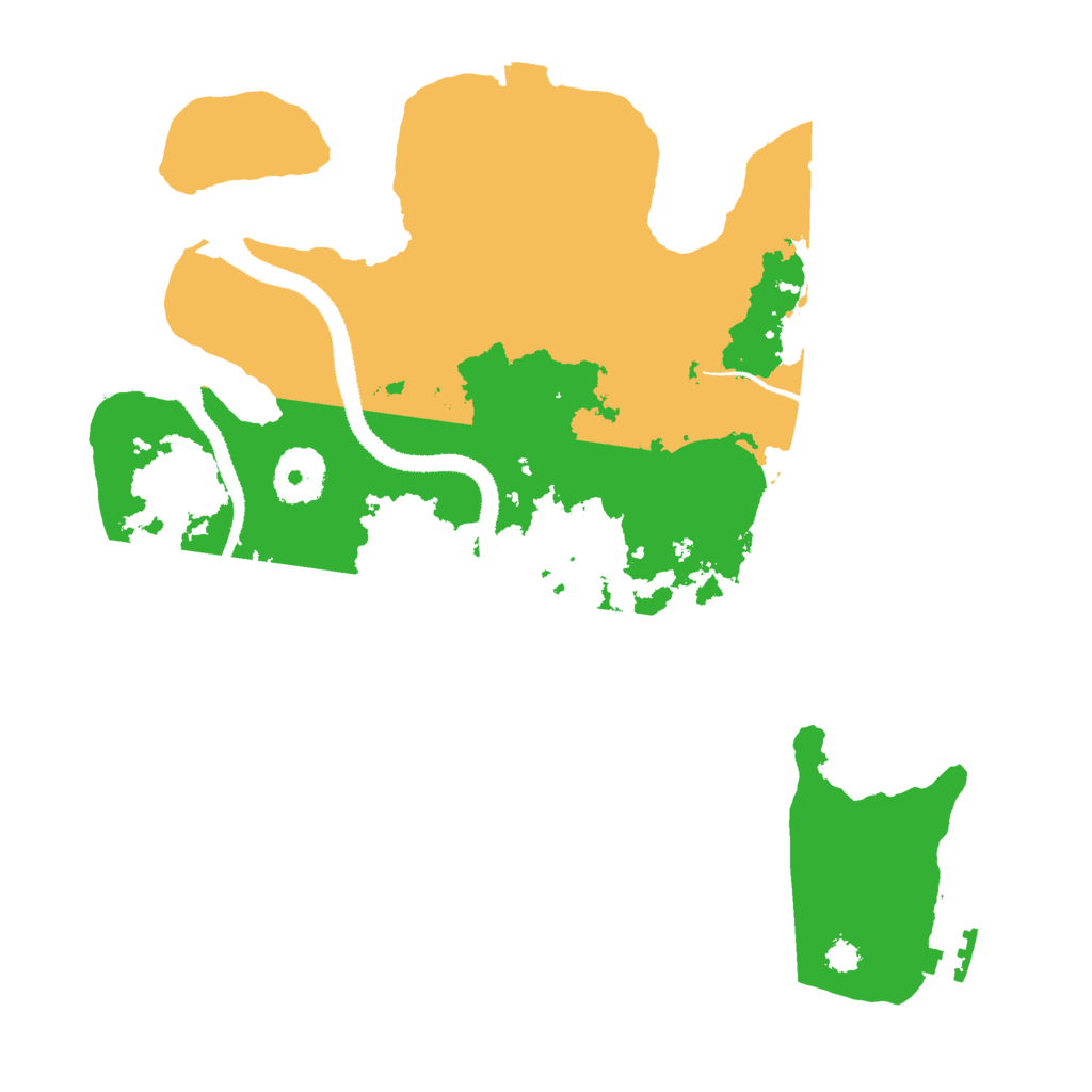 Biome Rust Map: Procedural Map, Size: 3000, Seed: 1665173790