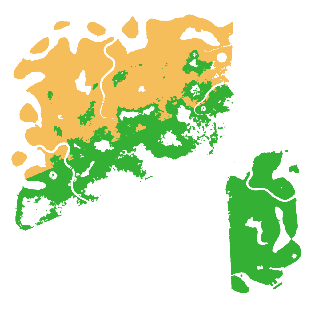 Biome Rust Map: Procedural Map, Size: 6000, Seed: 992931916