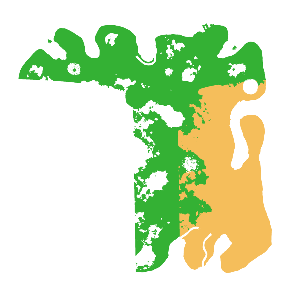 Biome Rust Map: Procedural Map, Size: 3500, Seed: 762598092