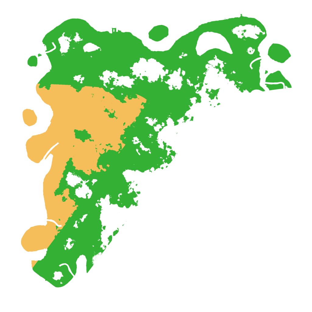 Biome Rust Map: Procedural Map, Size: 4500, Seed: 322929270