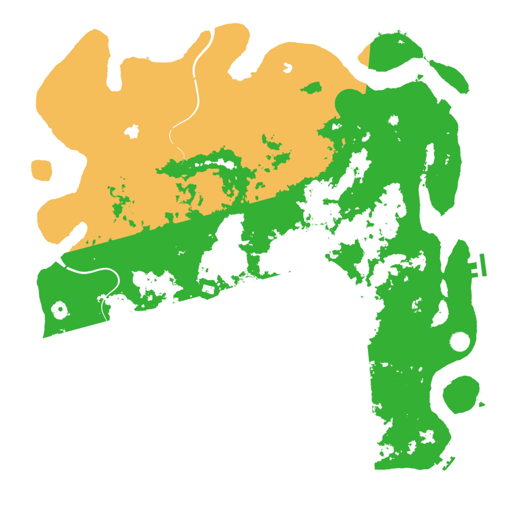 Biome Rust Map: Procedural Map, Size: 4552, Seed: 1177960985