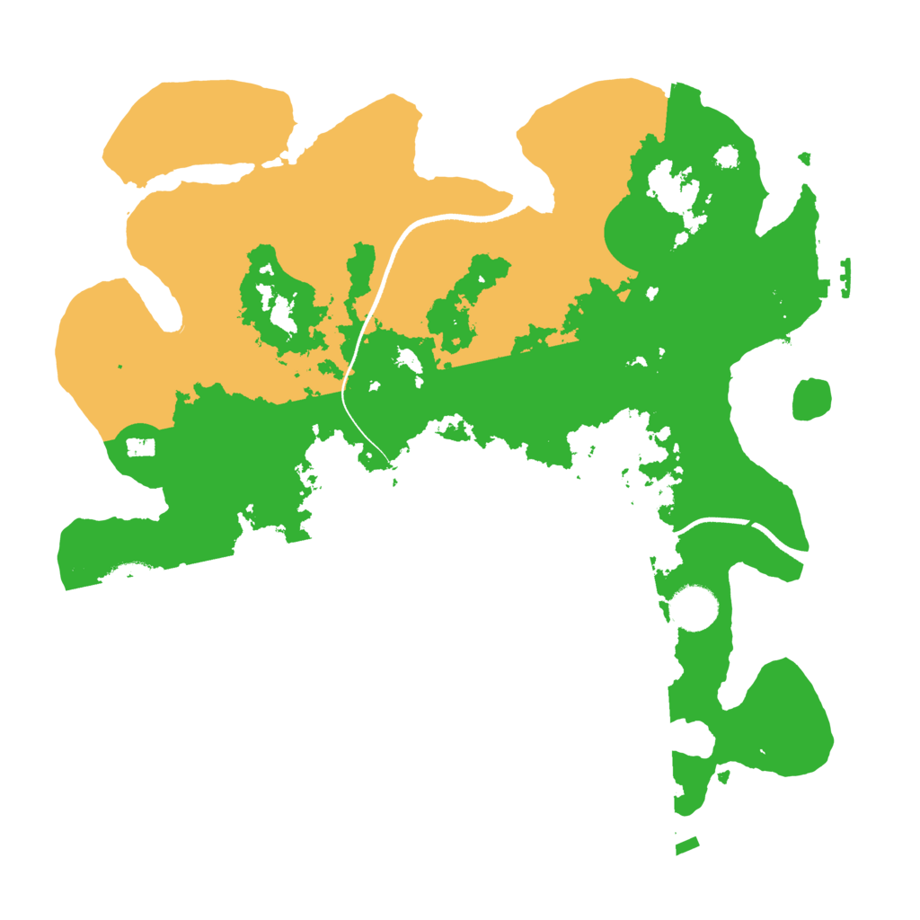 Biome Rust Map: Procedural Map, Size: 3500, Seed: 1037094320
