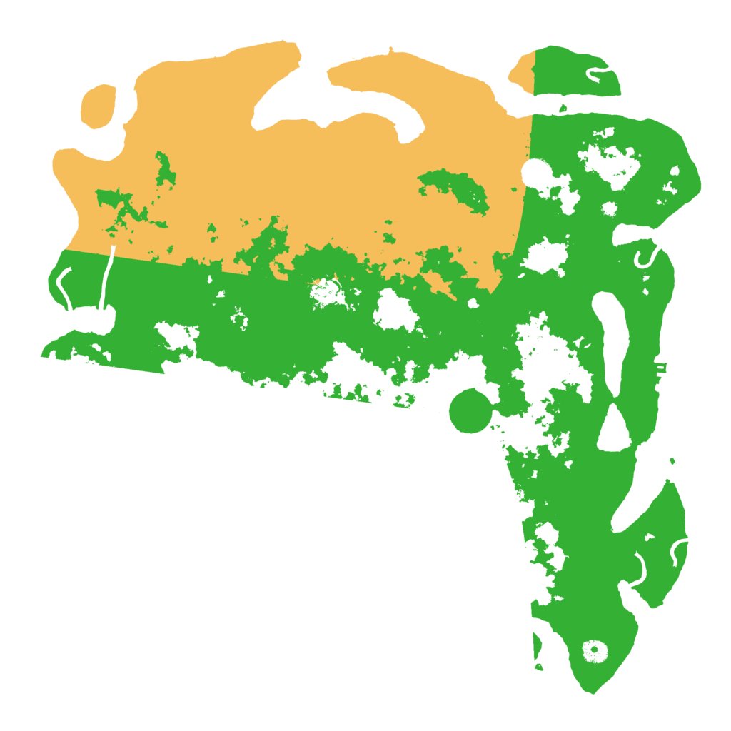 Biome Rust Map: Procedural Map, Size: 4500, Seed: 1298043793