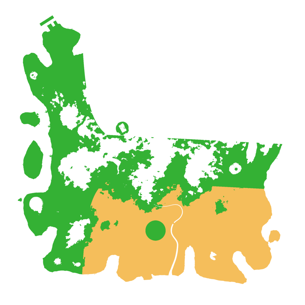 Biome Rust Map: Procedural Map, Size: 4000, Seed: 91592105