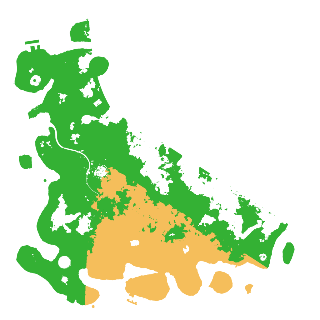 Biome Rust Map: Procedural Map, Size: 4500, Seed: 5774337