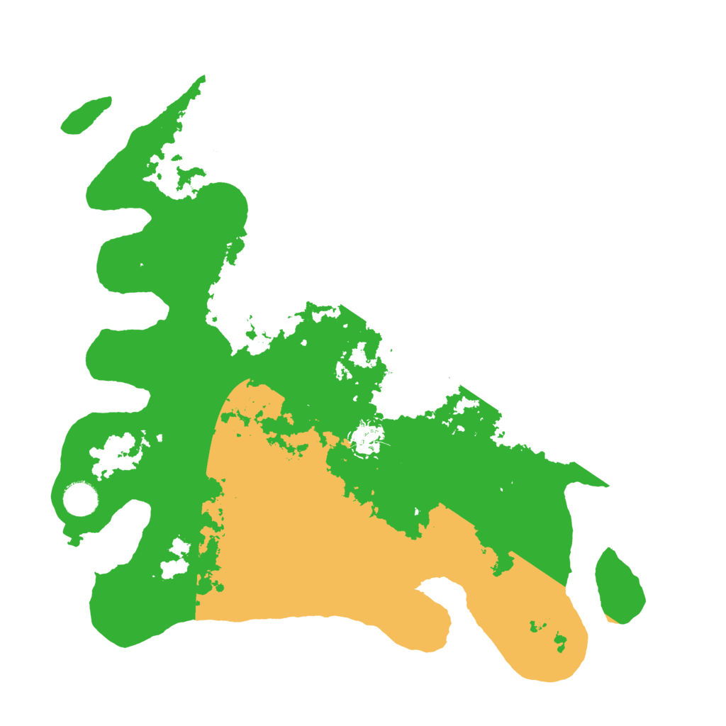 Biome Rust Map: Barren, Size: 3700, Seed: 555322