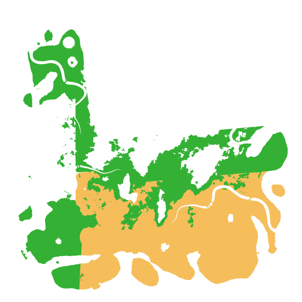 Biome Rust Map: Procedural Map, Size: 4500, Seed: 851359665