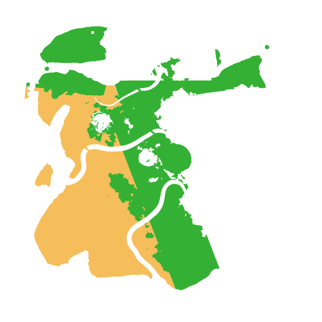 Biome Rust Map: Procedural Map, Size: 3000, Seed: 1849373688