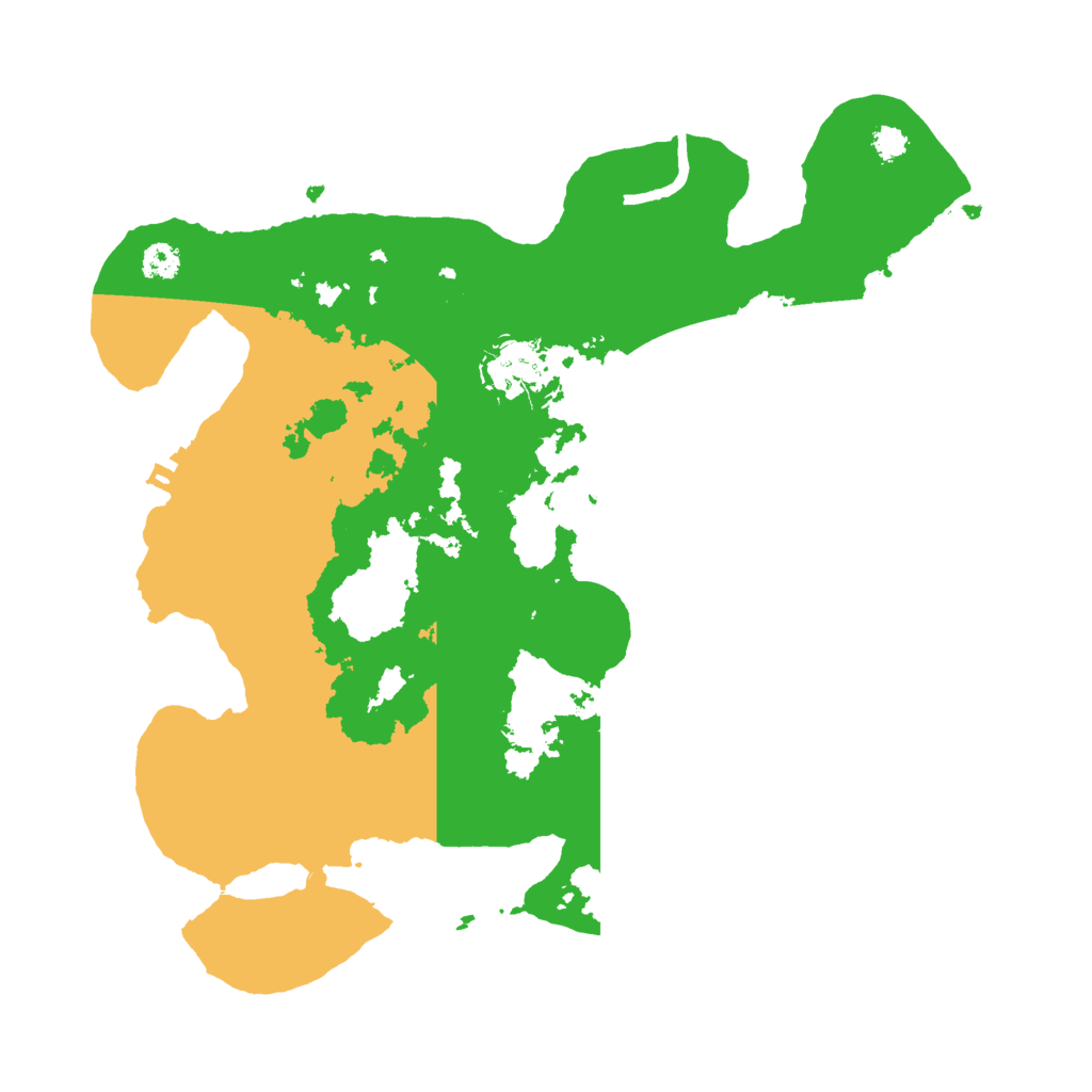 Biome Rust Map: Procedural Map, Size: 3000, Seed: 2353