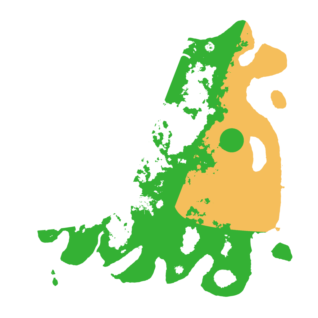 Biome Rust Map: Procedural Map, Size: 3500, Seed: 876304231