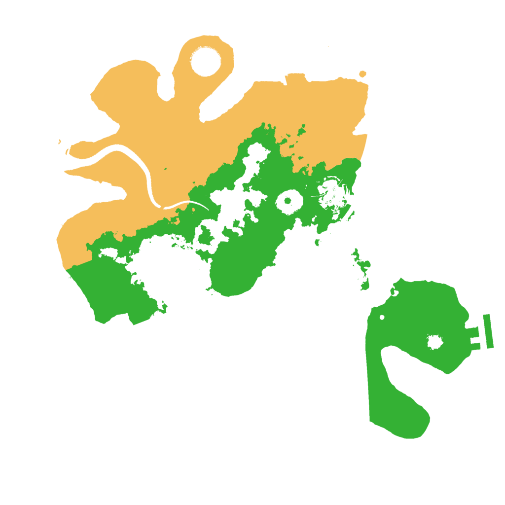 Biome Rust Map: Procedural Map, Size: 3000, Seed: 3463