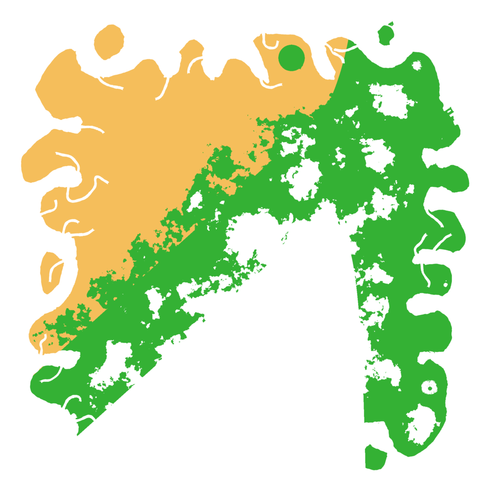Biome Rust Map: Procedural Map, Size: 5000, Seed: 7392538